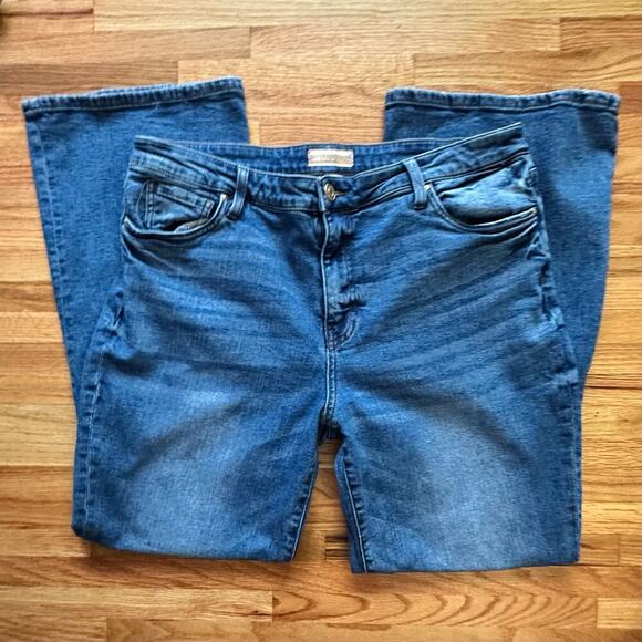 KUT From The KLOTH x Womens Flare Blue Jeans Denim l Size 16 - Picture 5 of 9